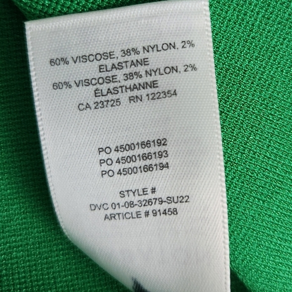 Aritzia Babaton Emerald Green Lariat Body Con Dress Thin Strap Stretchy Size L - Picture 14 of 15